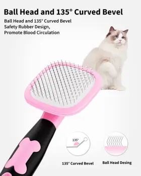 716045058417 GLENDAN Dog Brush Cat Slicker Pet Shedding Tools #2