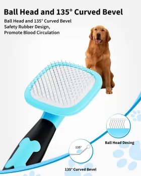 716045253928 GLENDAN Dog Brush Cat Slicker Pet Shedding #2