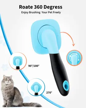 716045253928 GLENDAN Dog Brush Cat Slicker Pet Shedding #3