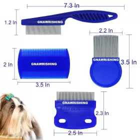 2A-I7GZ-ZN43 GNAWRISHING Flea Comb High Pet Tear Stain #2
