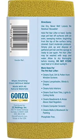 010572263000 GONZO NATURAL MAGIC Pet Hair Remover Pack Lift #2