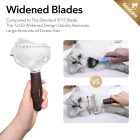 975994690817 GOOCARE Pro Undercoat Rake Deshedding Dematting #3