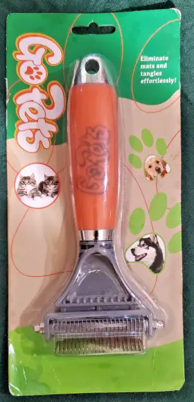 787421391930 GOPETS Deshedding Dematting Comb Dogs Cats