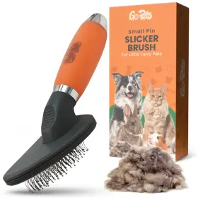 Gopets 787421392111 Small Pin Slicker Brush Easygroom Comb For Tangles And Shedding Ro
