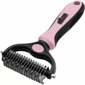 840029694145 GORILLA GRIP Steel Pet Rake Handle Dematting