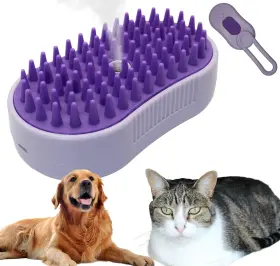 CAT-0001-PRPL GREEN APPLE SAUCE Steam Brush Reduce Hair Top