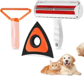 762306145808 GRENTY Pet Hair Removal Tool Cat Dog Remover Fu