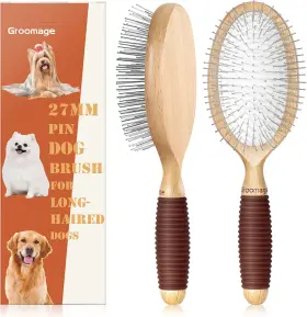 445030912931 GROOMAGE Dog Brush Haired Pin Shedding