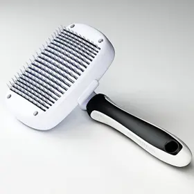 32283 GROOMEASY Deshedding Cleaning Slicker Brush Dogs Cats