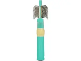 755003502197 GROOMERSPRO Jelly Pet Double Slicker Brush #2