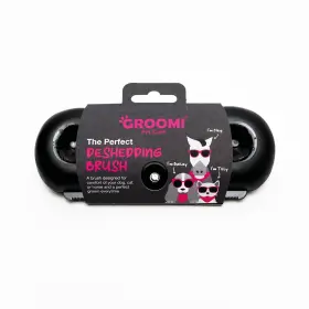 Groomi 070002786160 Deshedding And Grooming Brush For Dogs Cats Horses Rabbits Gentle &