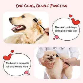 712215349958 GUBCUB Pets Comb Dogs Puppies Tear Stain Remover #3