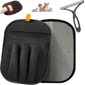 199284147782 GYTWIO Electrostatic Pet Hair Remover Glove Cats