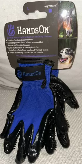 860002955377 PETS Shedding Bathing Gloves