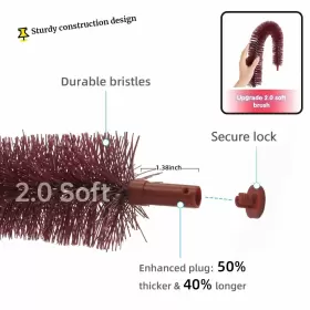 765456073380 HAPPI N PETS Cat Groomer Massager Brush #3