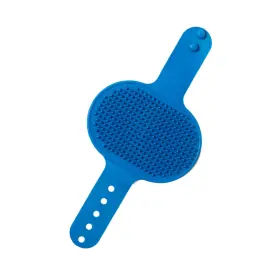 850077387128 HAPPITAILS Silicone Dog Bath Brush Pet Scrubber
