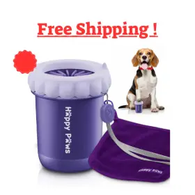197644408719 HAPPY PAWS Silicone Pet Paw Washing Cup Cats