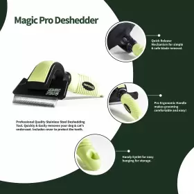 820103778831 HAPPYDOGZ Anshar Dog Brush Shedding Deshedding #2