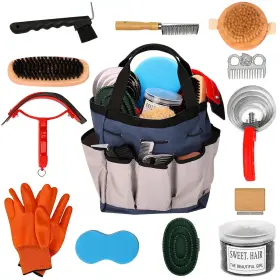 762349676888 HAPPYER Horse Brushes Set Kit