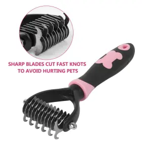 789917444373 HATELI Cleaning Slicker Brush Cat Dog Brushes #3