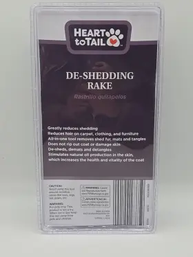 099100163759 HEART TO TAIL Deshedding Rake Dog Tool Med Hair #2