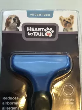 700579 HEART TO TAIL Shedding Deshedding Tool Comb Coat #2