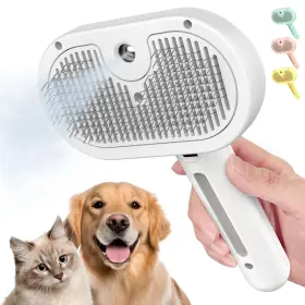 705353520501 HEROKITTY Cleaning Steamy Pet Brush Anti Tool