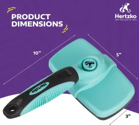313025612647 HERTZKO Pet Brush Cleaning Dogs Hair Removal #3