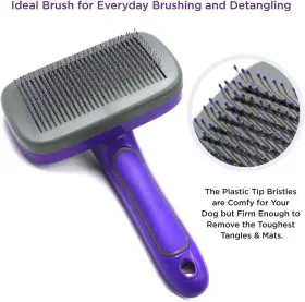 313095425475 HERTZKO Cleaning Slicker Brush Dog Cat Shedding #2