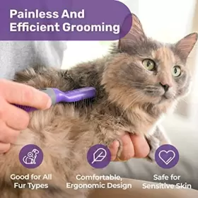 711181533590 HERTZKO Dog Mat Remover Dematting Comb Animals #3