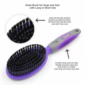 711583506628 HERTZKO Bristle Brush Dogs Cats Hair Dense Remo #3