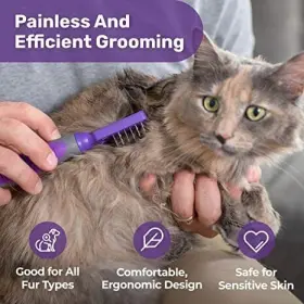 722589553868 HERTZKO Dog Mat Remover Comb Brush Cats #2