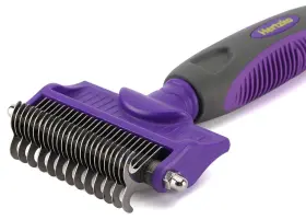722589554025 HERTZKO Double Dog Cat Dematting Comb Pet Tool
