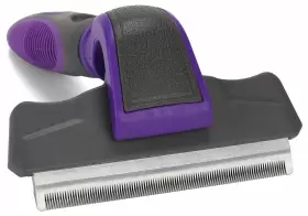 722589554131 HERTZKO Dog Brush Pet Deshedding Tool Gently #2