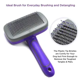 810783030237 HERTZKO Cleaning Slicker Brush Dog Cat Shedding #2