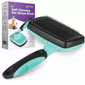 810783030374 HERTZKO Dog Cat Brush Shedding Cleaning Sl