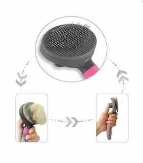 613460041836 HESIRY Pet Brush Shedding Removes Loose Gently #2