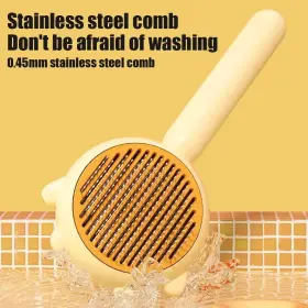 782003717764 HETECH Pet Hair Brush Release Cleaning Cat Comb #3