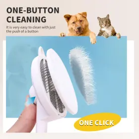 717211883031 HEY JUMI Cat Hair Brush Cleaning Slicker Skin #3