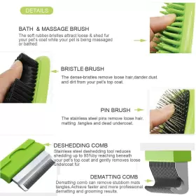 764560733029 HI SUYI Pet Dog Brush Cat Set Dematt Kit #2