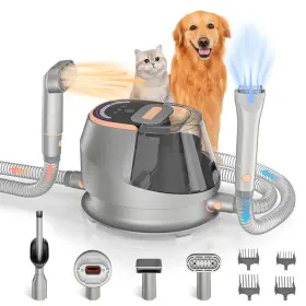 VC004 HIKINS Dog Vacuum Hair Dryer Clipper Kit