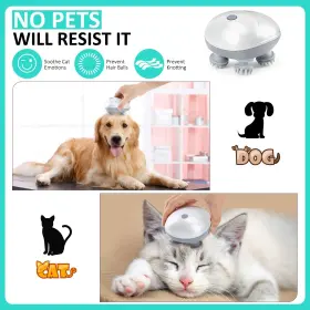 438191847854 HIQUAY Electric Pet Massager Dogs Cats Cordless #2