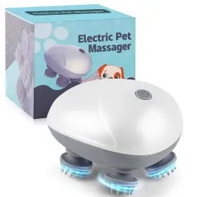 438191847854 HIQUAY Electric Pet Massager Dogs Cats Cordless