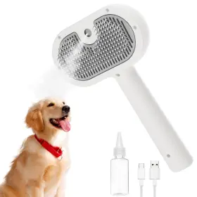 313025140126 HISOAIR Furgo Cat Steam Brush Shedding Pet Dogs