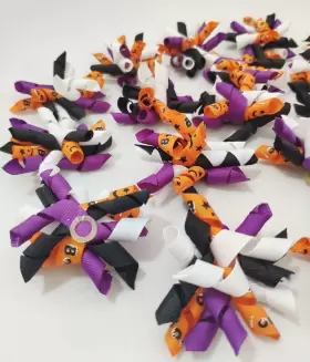 781573300734 HIXIXI Pack Halloween Pet Dog Cat Hair Bows #3