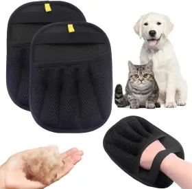 711181072587 HKNBJ Pet Hair Removal Glove Electrostatic Cats