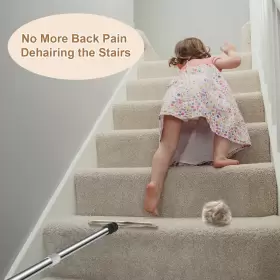 679872969106 HOLD STAR Handle Carpet Rake Pet Hair Remover #3