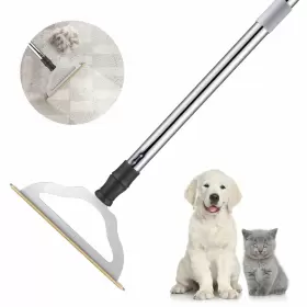 679872969106 HOLD STAR Handle Carpet Rake Pet Hair Remover
