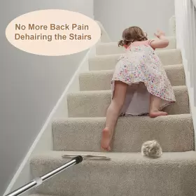 HS-L008 HOLD STAR Handle Carpet Rake Pet Hair Remover #3