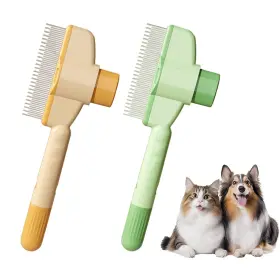 610321960671 HOLYENTEN Pet Hair Flea Comb Brush Release Cats